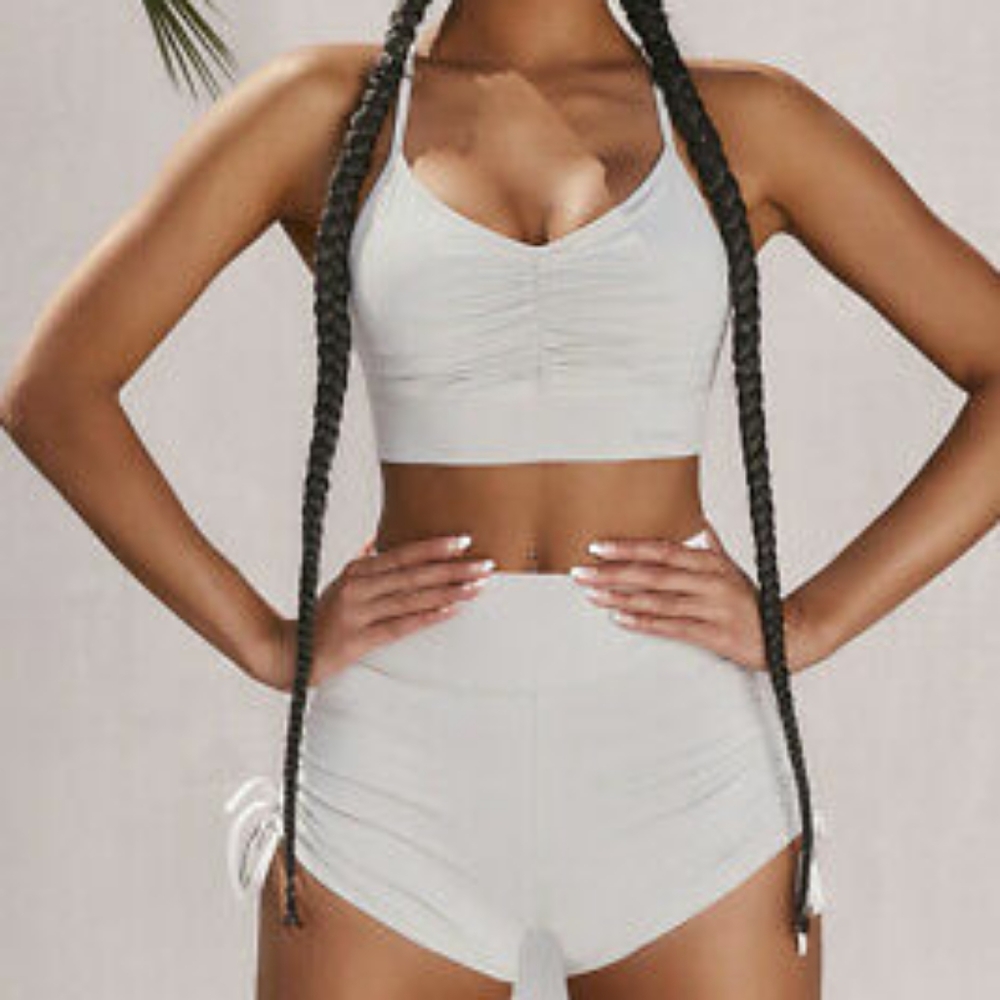 Oh polly focus slinky Ruched sports bra